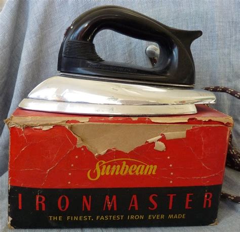 sunbeam electric iron metal box|Sunbeam Iron Box .